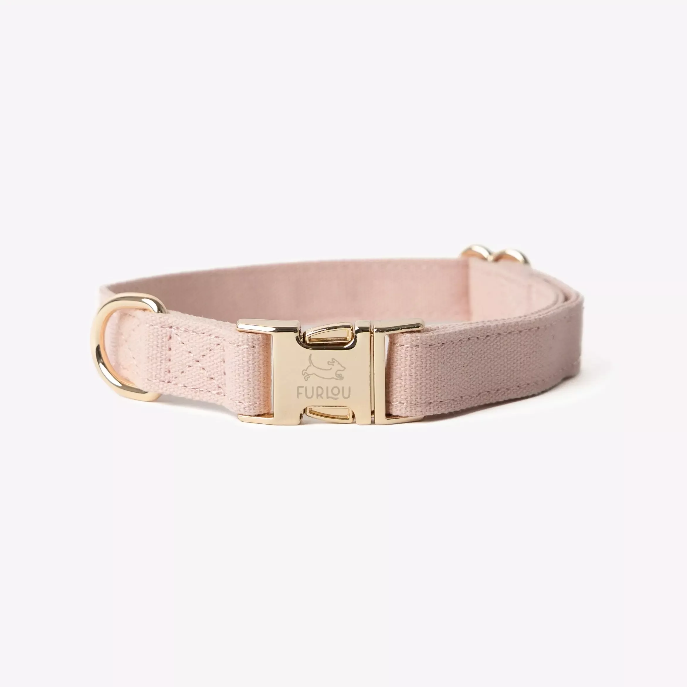 ‘Baby Pink’ – Canvas Dog Collar