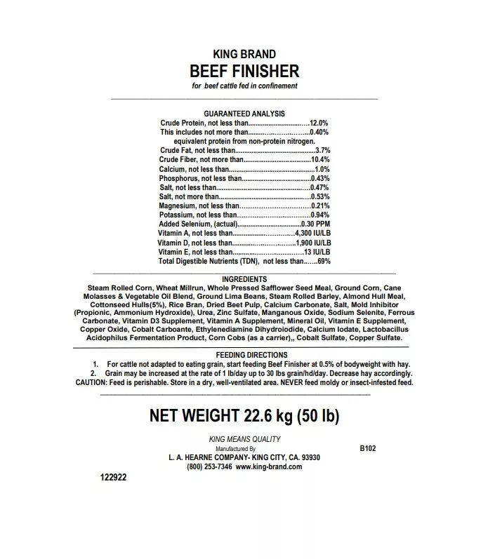 Beef Finisher 12%