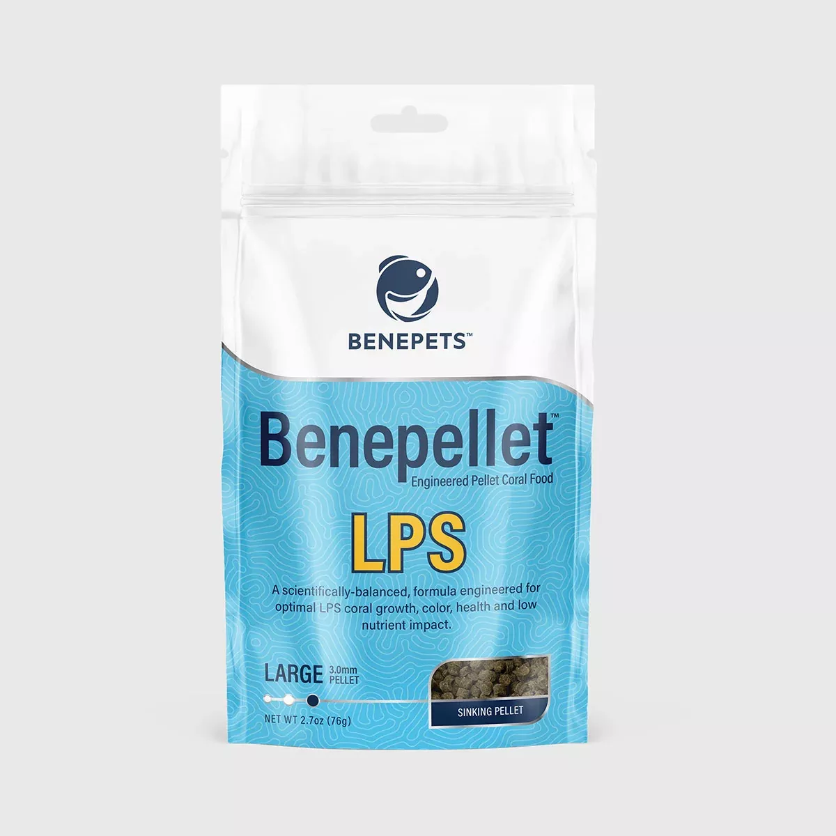 Benepets Benepellet LPS Large (3.0mm Pellet) – 2.7 oz Pouch