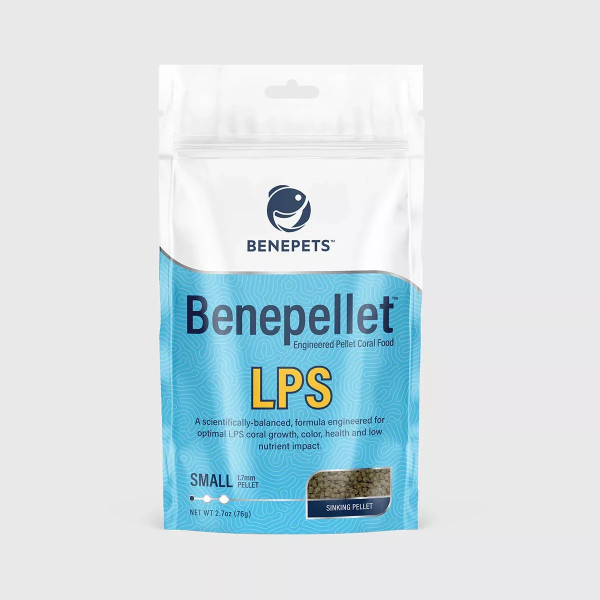 Benepets Benepellet LPS Small (1.7mm Pellet) – 2.7 oz Pouch
