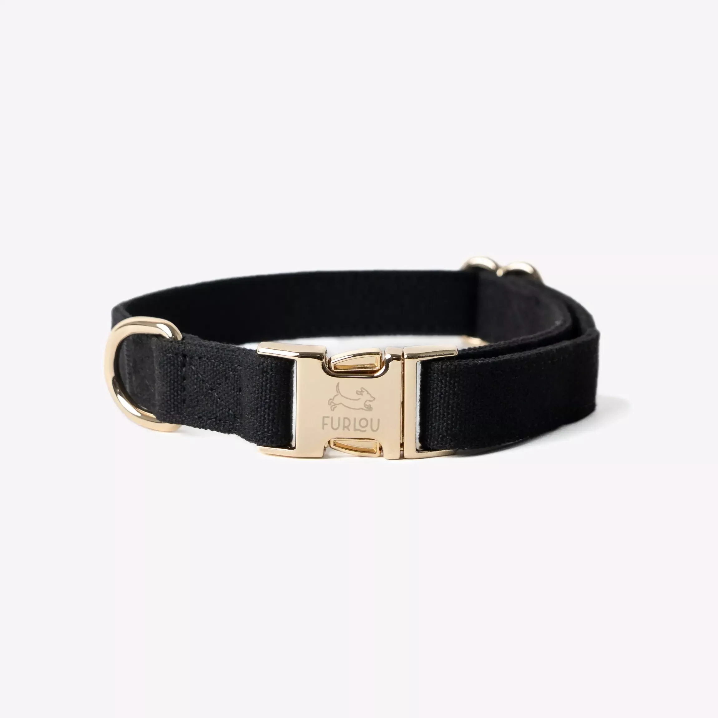 ‘Black’ – Canvas Dog Collar
