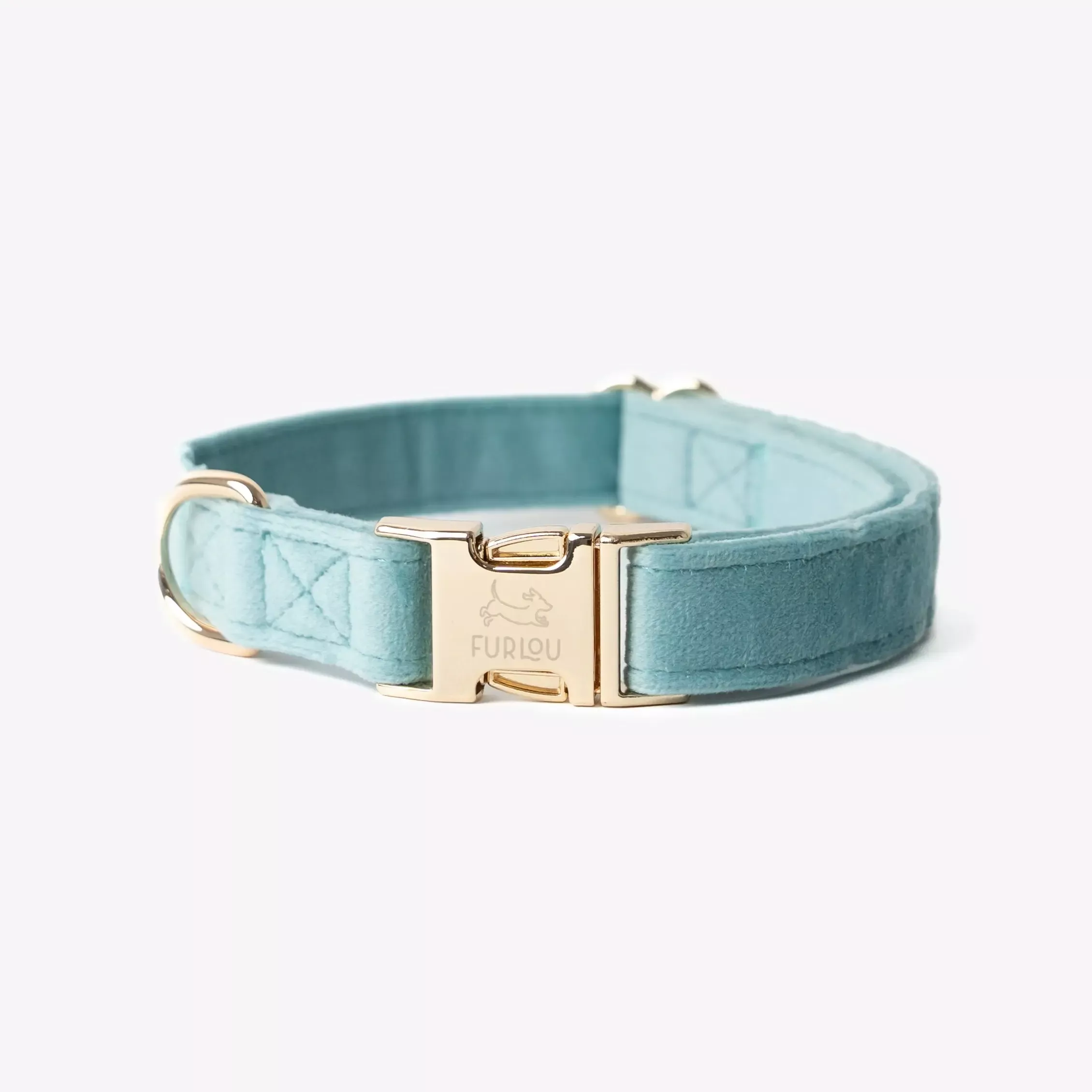 ‘Blue’ – Velvet Dog Collar