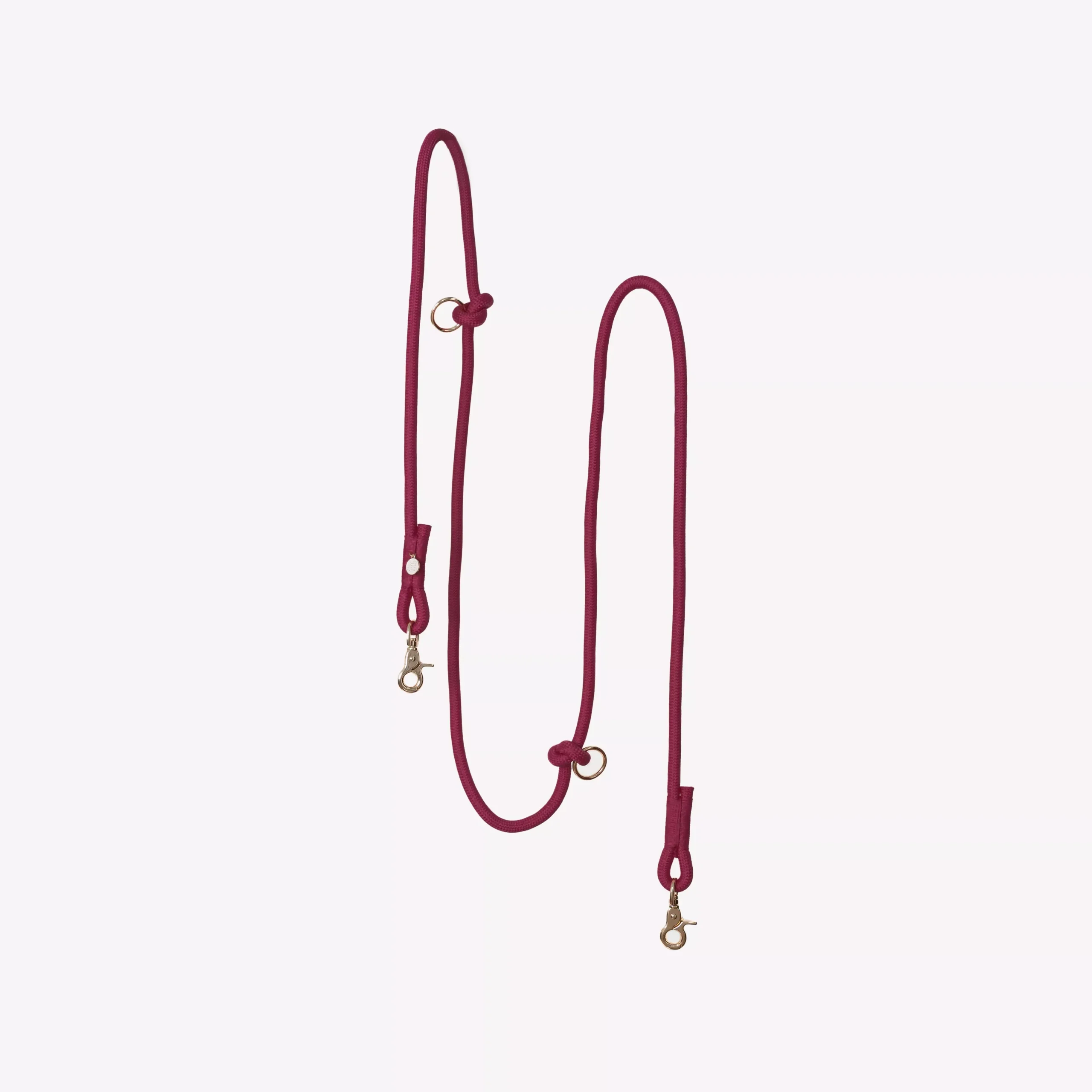 ‘Bordeaux’ – Hands Free Braided Leash
