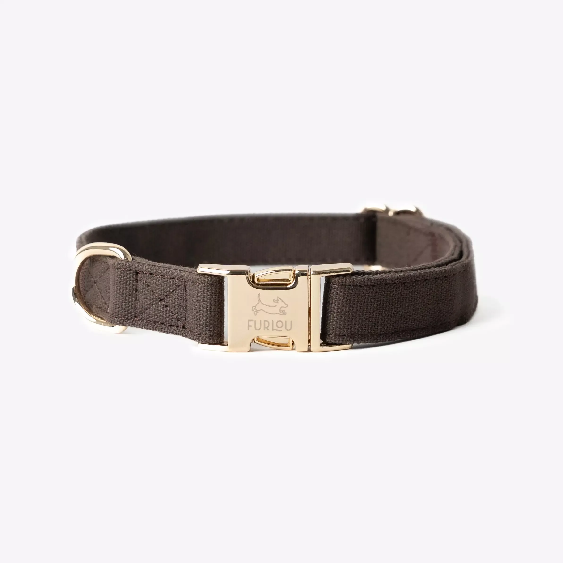 ‘Brown’ – Canvas Dog Collar