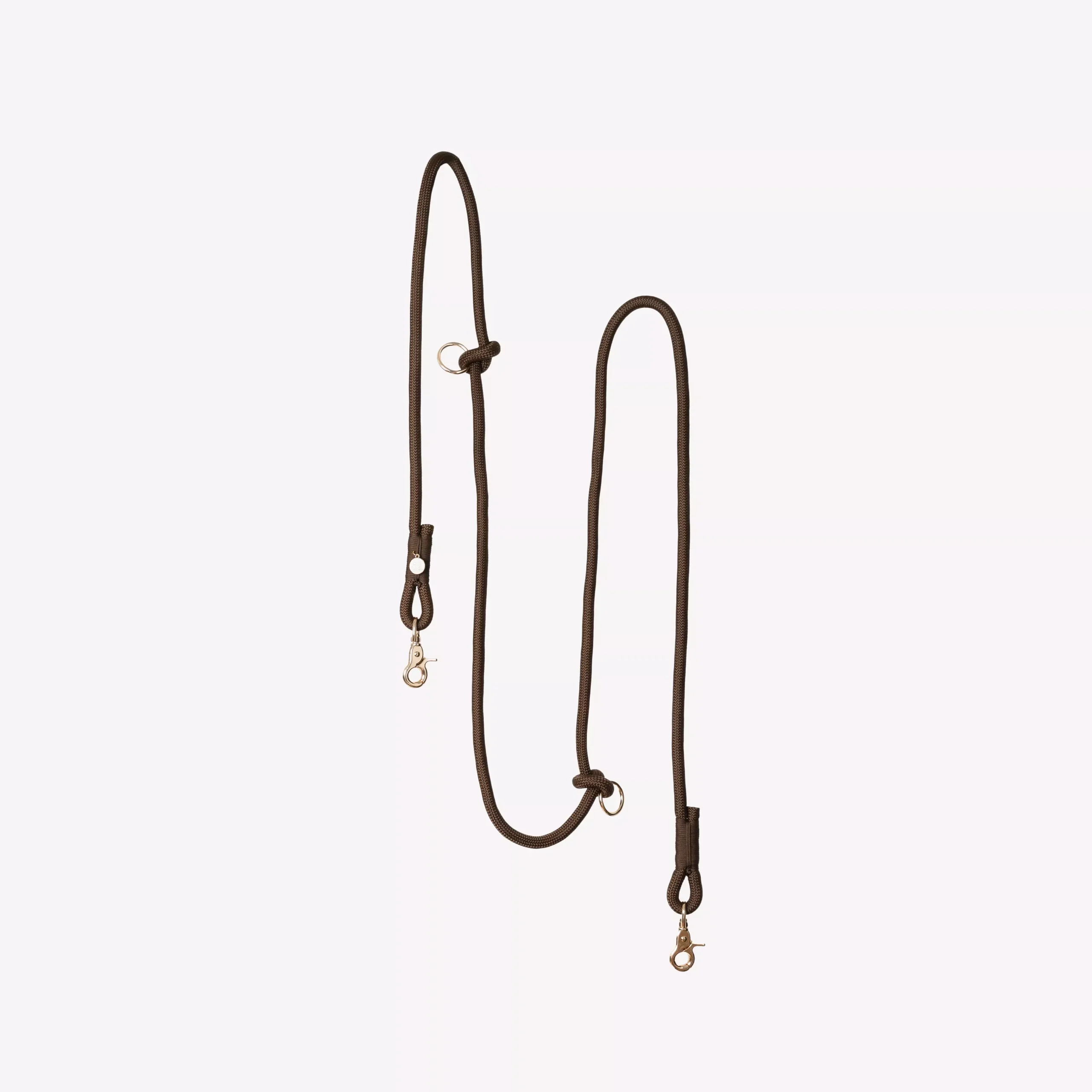 ‘Brown’ – Hands Free Braided Leash