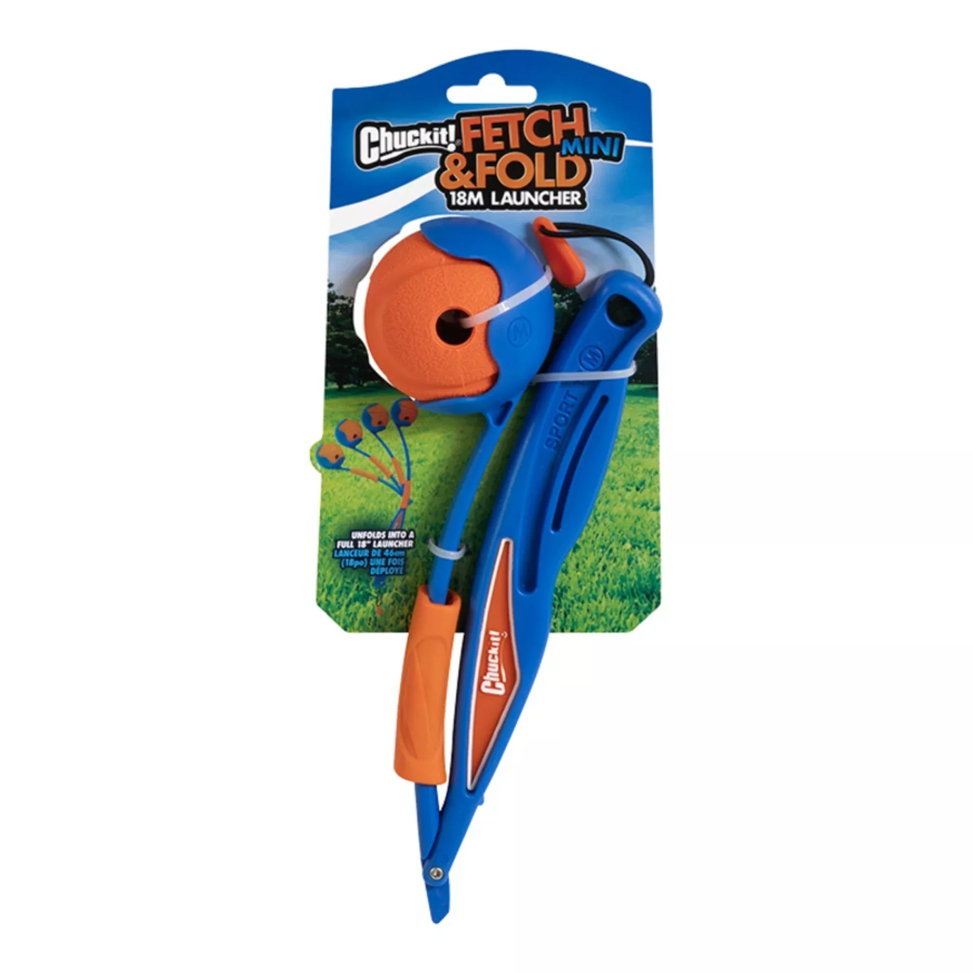 Chuckit! Fetch & Fold Launcher Dog Toy 18M Mini