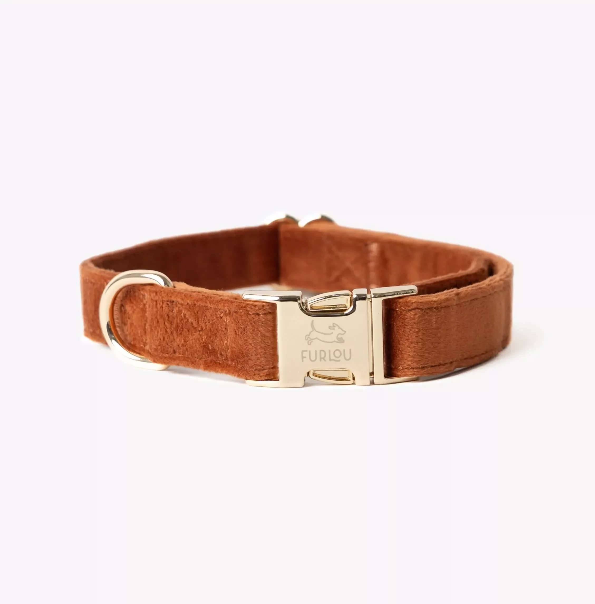 ‘Clay’ – Velvet Dog Collar