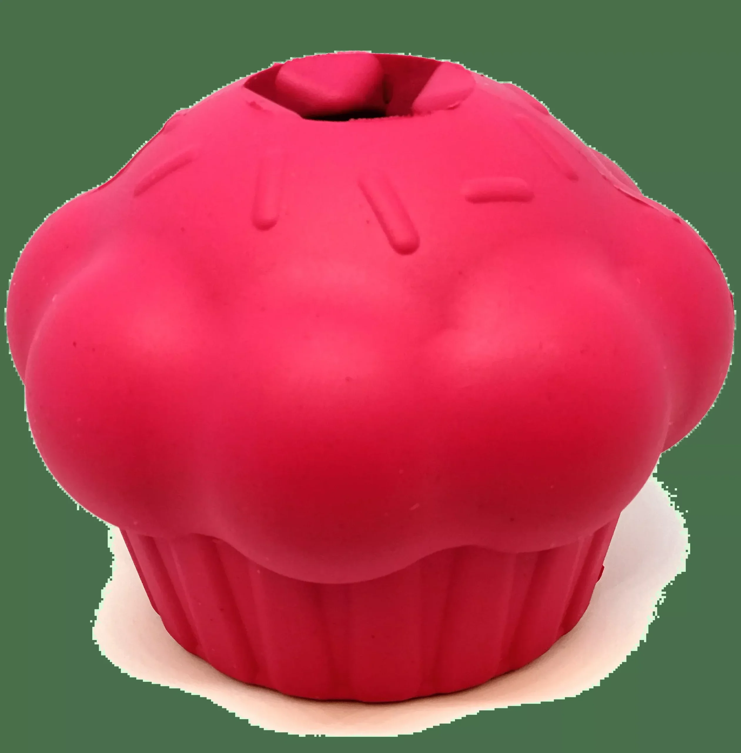 Cupcake eDispenser – Durable Rubber Chew Toy & Treat Dispenser | USA Made