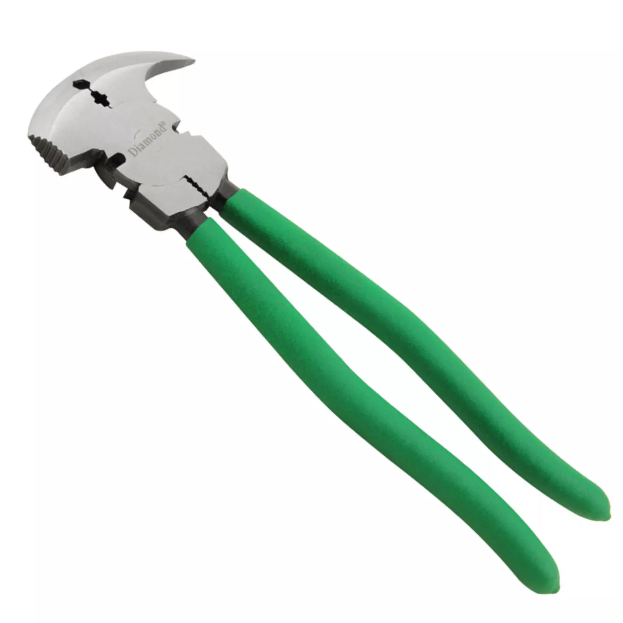 Diamond Farrier 10″ Multi-Purpose Fence Tool | Staple Puller, Wire Stretcher & Hammer