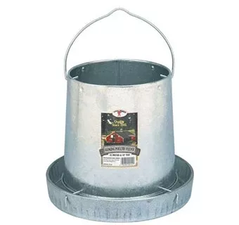 Galvanized Hanging Poultry Feeder