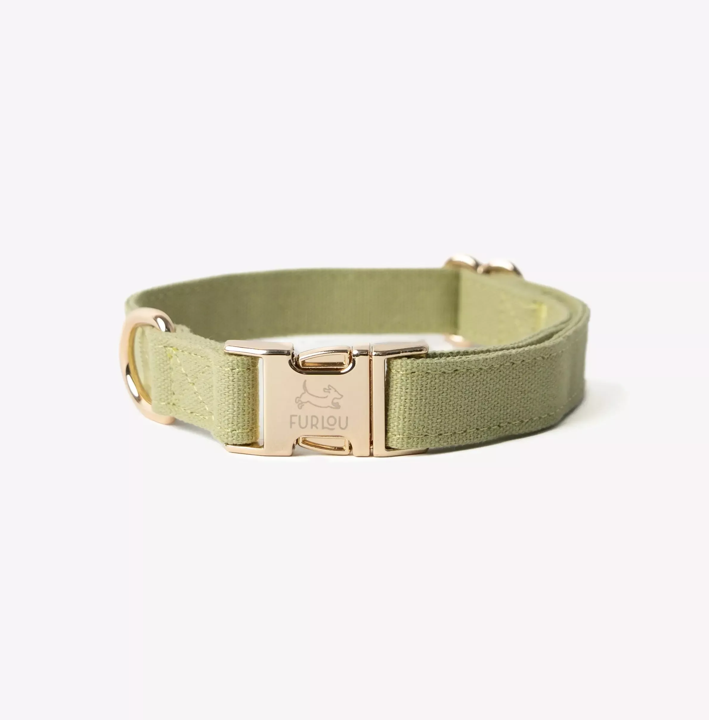 ‘Green’ – Canvas Dog Collar