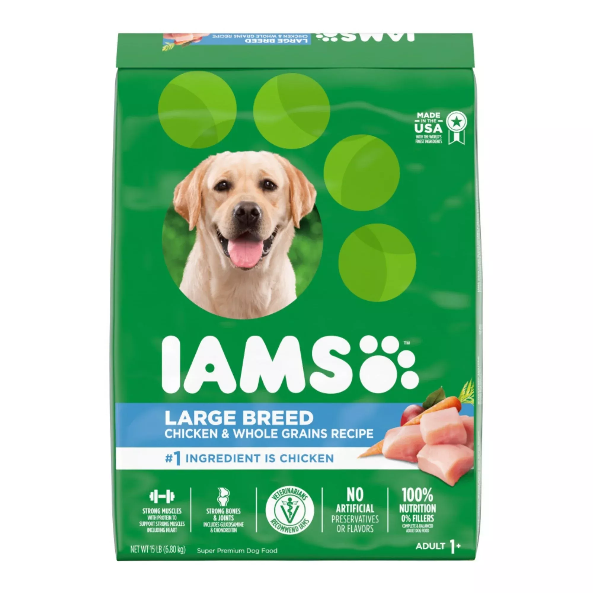 Iams ProActive Health Adult Large Breed Dog Food 15lbs