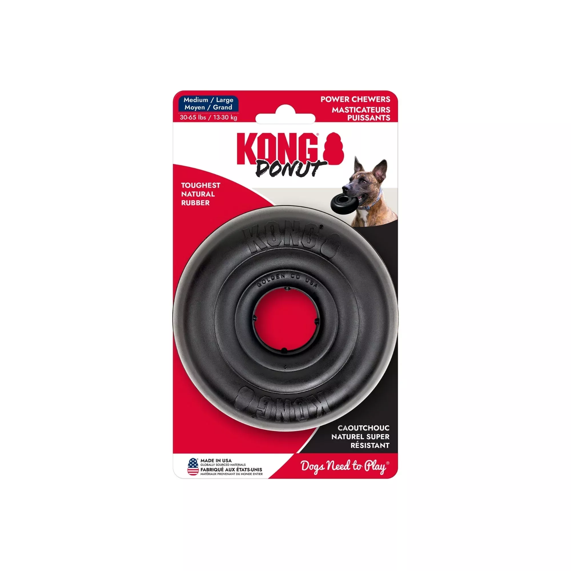 KONG Extreme Donut Dog Toy Medium/Large