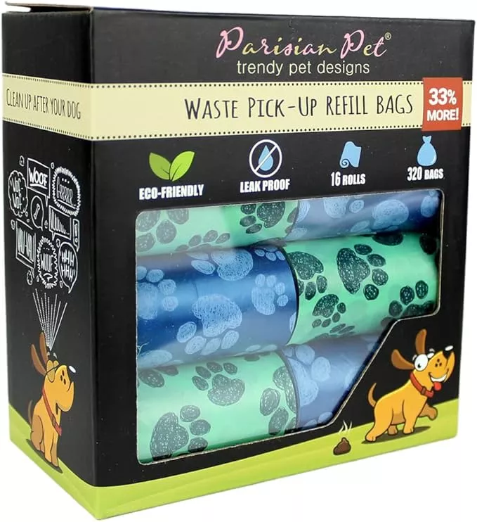 Parisian Pet Ecofriendly Dog Poop Bags Rolls