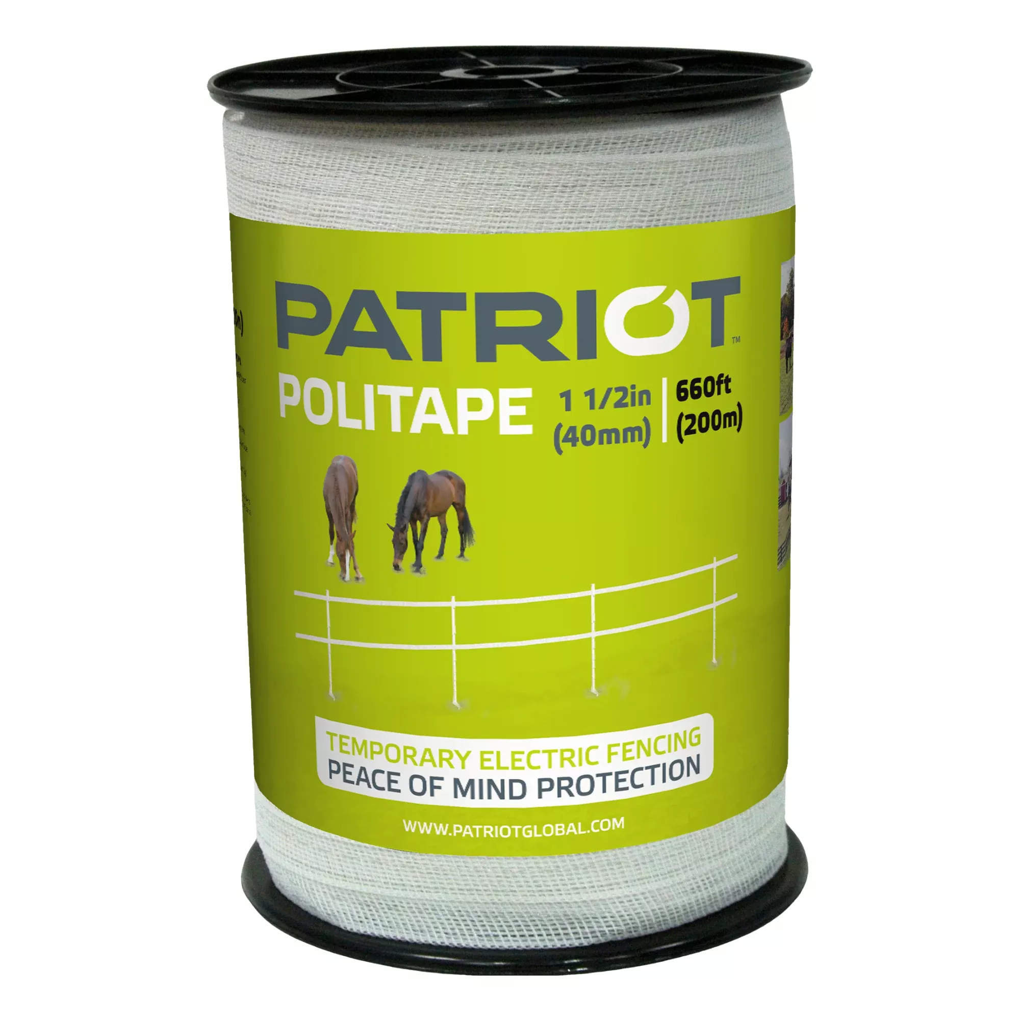 Patriot 1 1/2 inch Polytape 660′ 6 Wire Electric Fence Tape