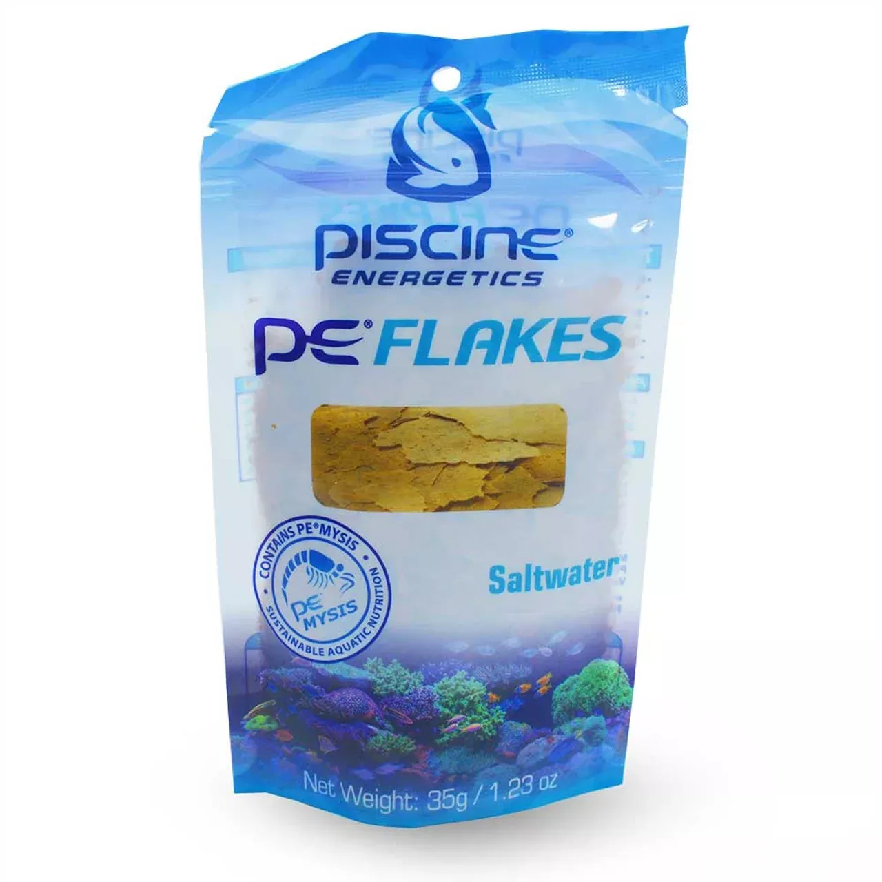 Piscine Energetics MYSIS Flakes – Saltwater 1.23oz / 35g (pouch)