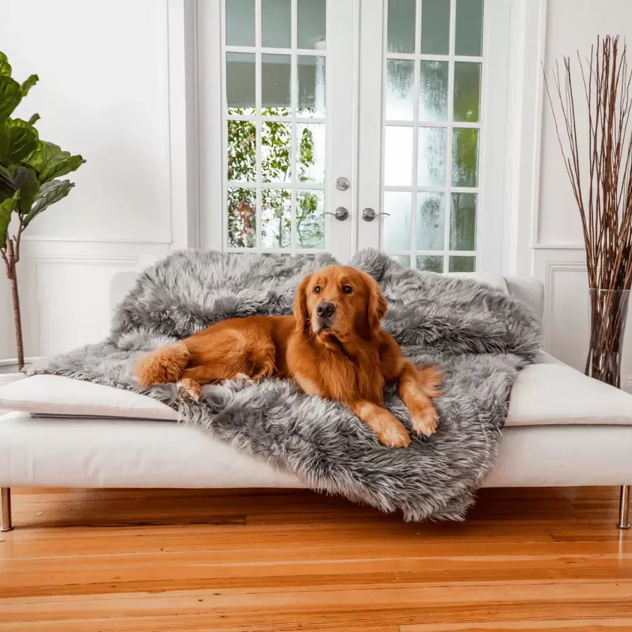 PupProtector™ Waterproof Throw Blanket – Charcoal Grey