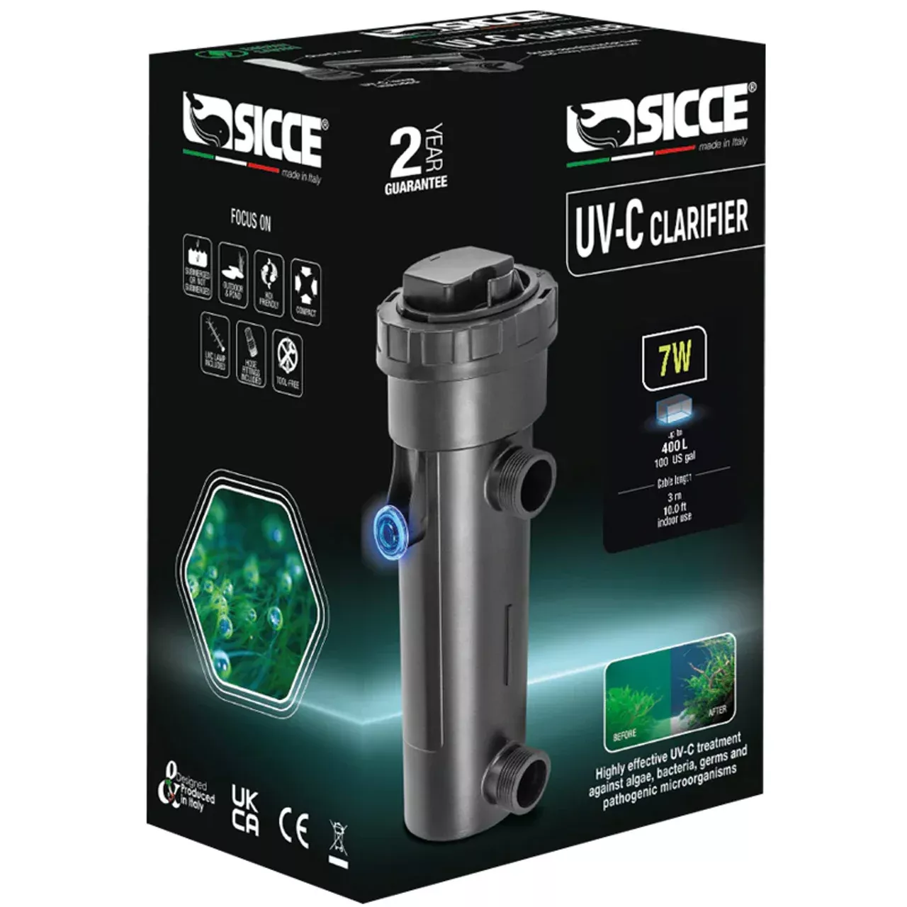 Sicce UV-C Clarifier | 7W