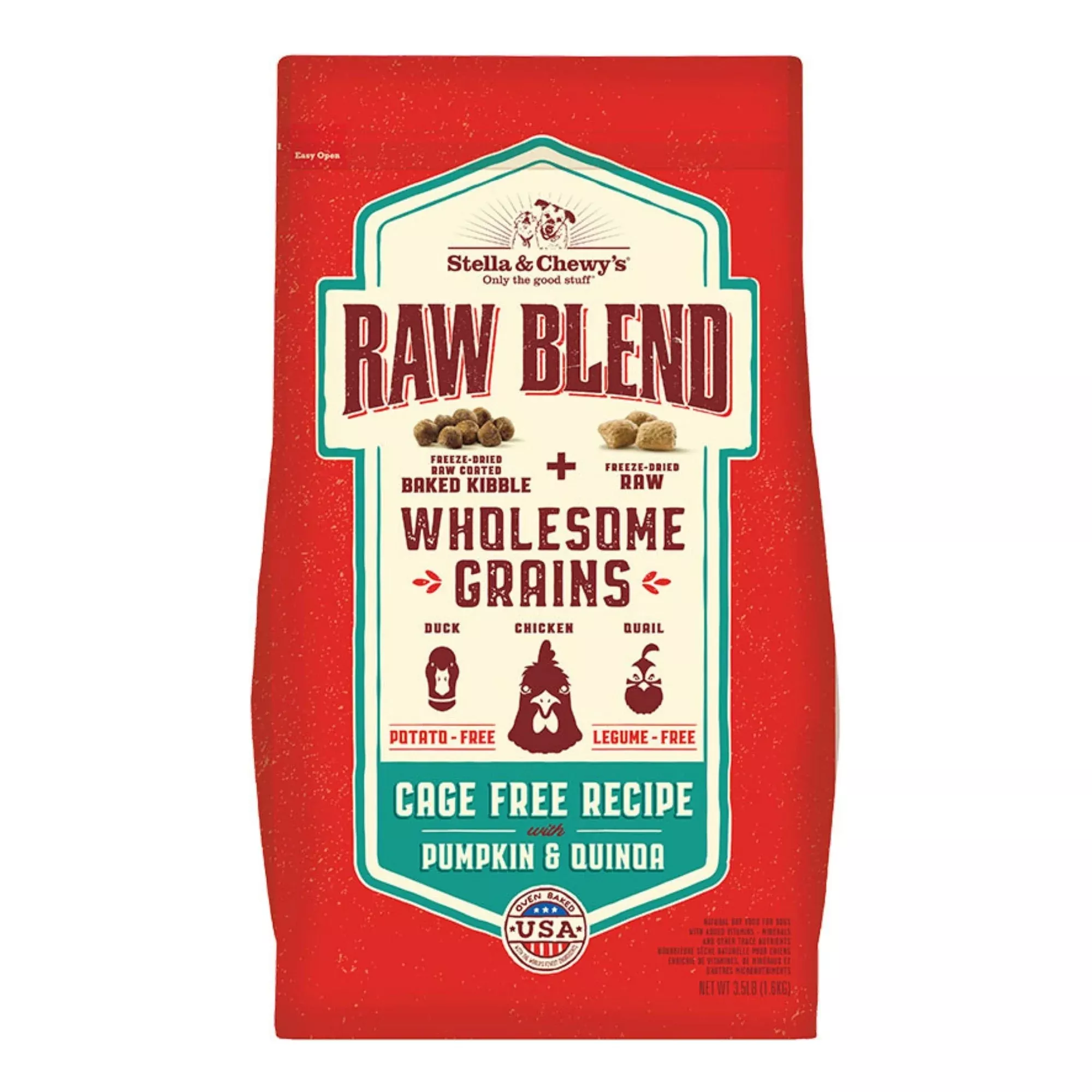 Stella & Chewy’s Dog Raw Blend Wholesome Cage Free Chicken 3.5Lb