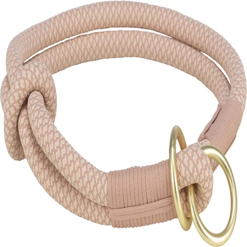 Trixie Soft Rope semi-choke, S-M: 40 cmx 10 mm, pink/light pink