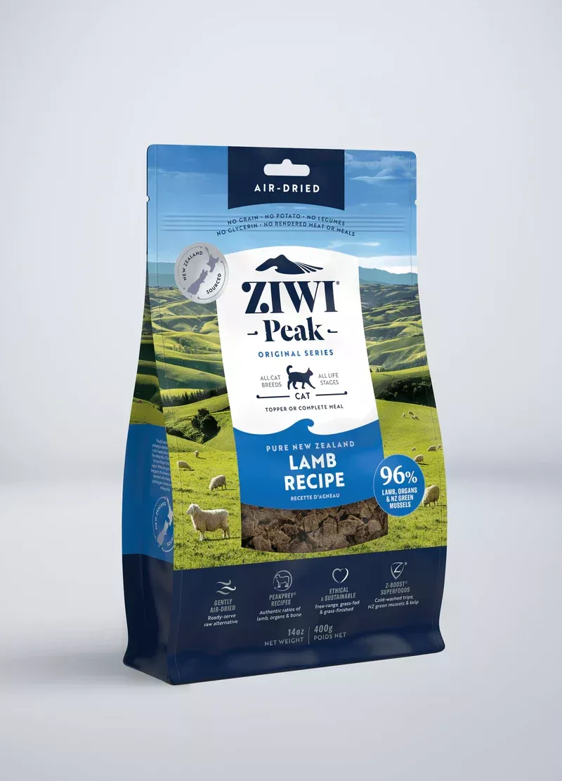 Ziwi Peak Air-Dried Cat Food – Lamb – 14oz Bag