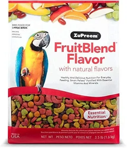 ZuPreem FruitBlend Flavor with Natural Flavors for Large Birds