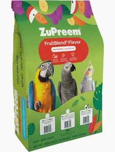 ZuPreem FruitBlend Flavor with Natural Flavors for Medium Birds