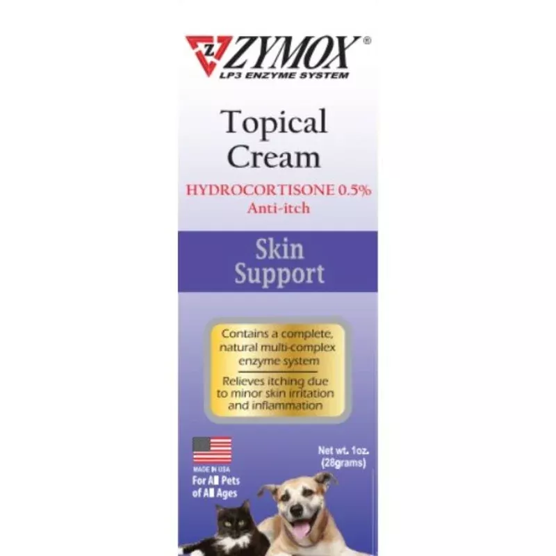 Zymox Topical Cream 0.5% Hydrocortisone Tube 1 oz